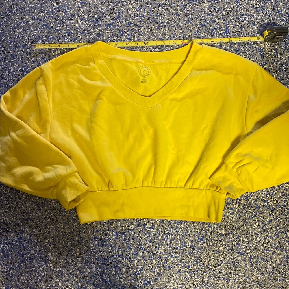Cropped sweatshirt